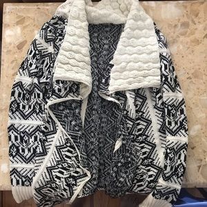 Textured cardigan